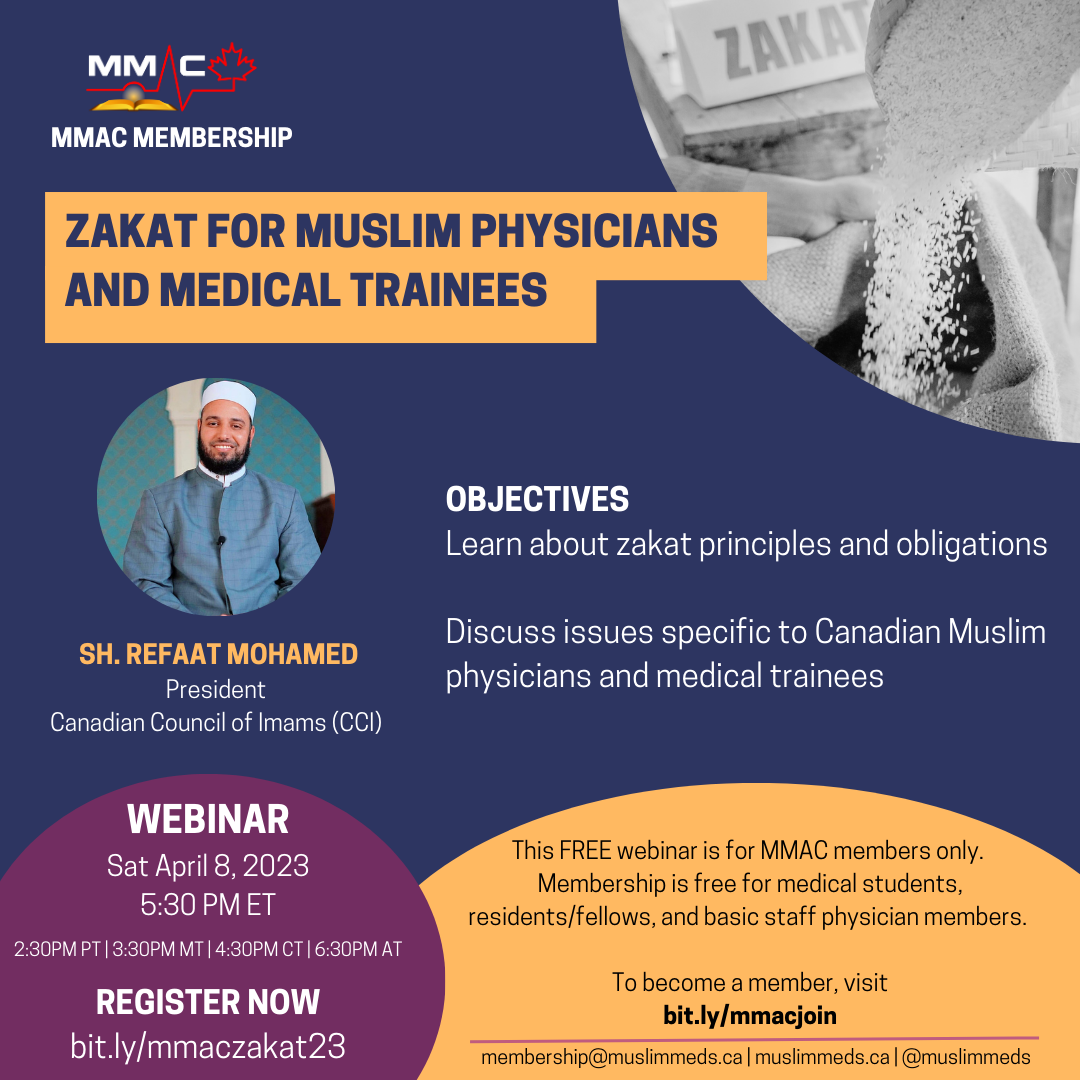 Zakat for Muslim Physicians and Medical Trainees 